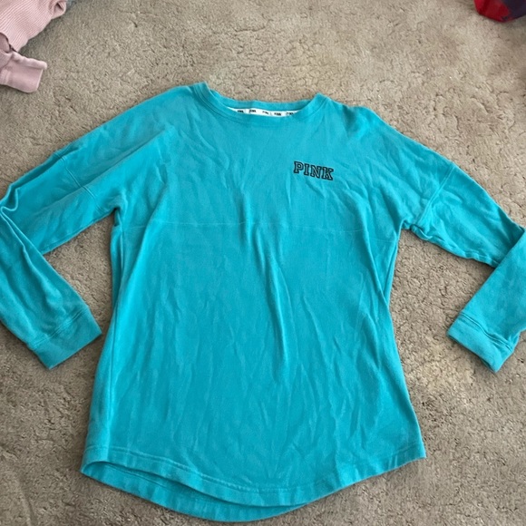 VS Pink long sleeve blue shirt - Picture 2 of 5